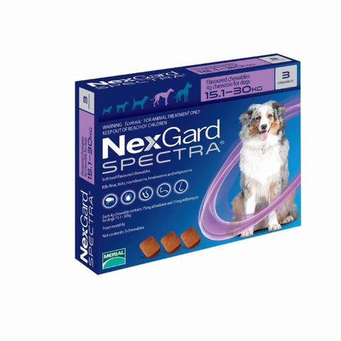 Nexgard Spectra 15.1 - 30Kg 3 Comprimidos