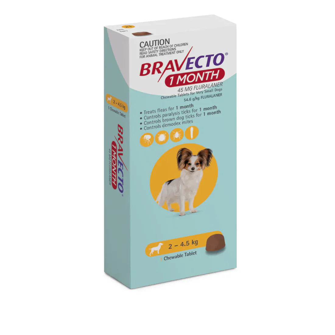 Bravecto 1M 2-4.5KG