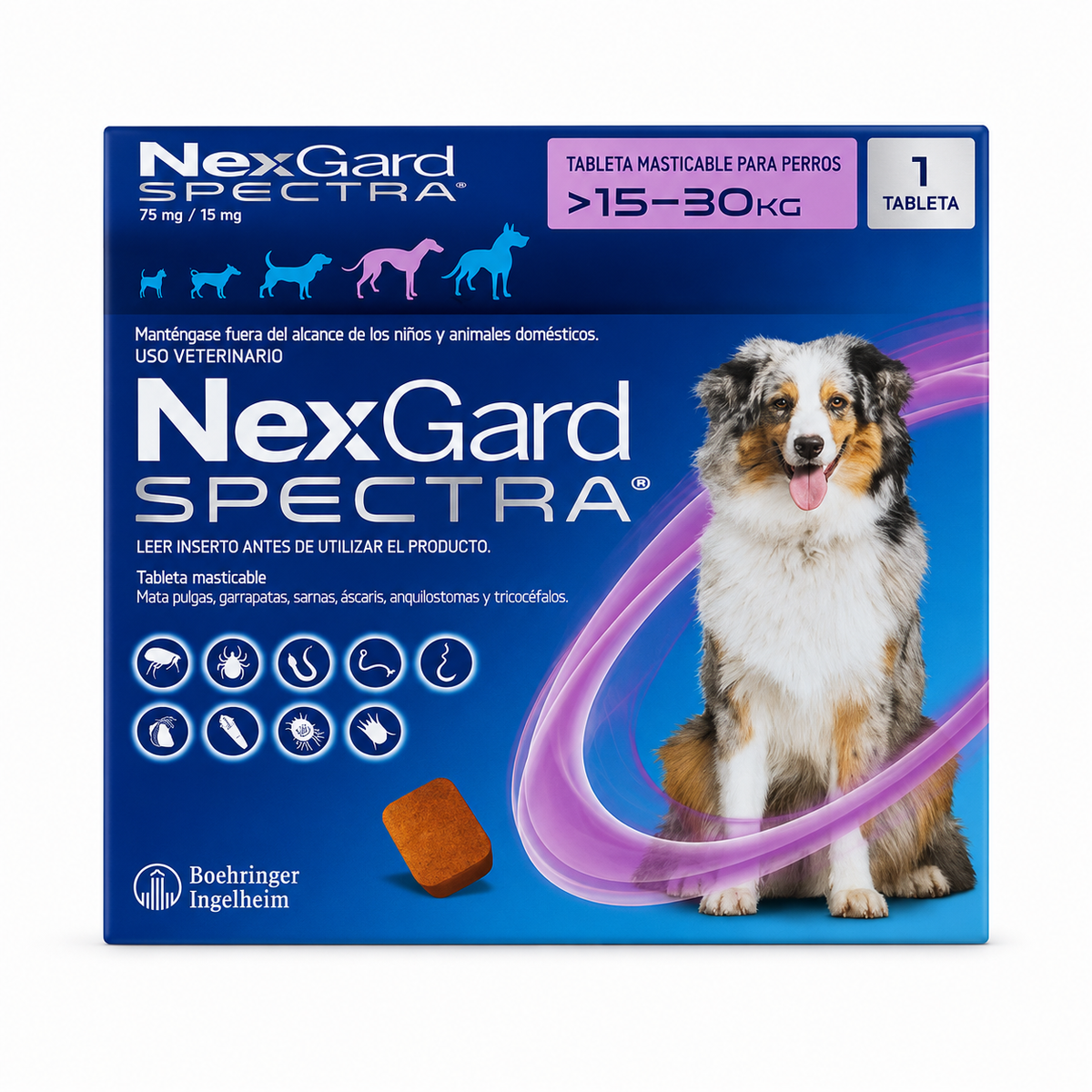 Nexgard Spectra 15.1 - 30Kg 1 Comprimido