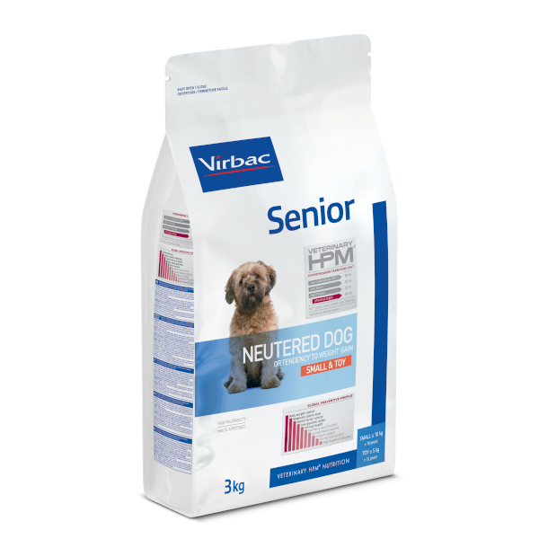 Virbac Veterinary HPM Senior Dog Neutered Small & Toy 3Kg