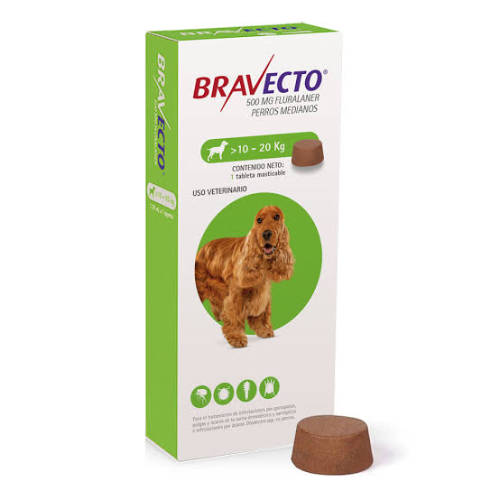 Bravecto 10 -20 KG 3Meses
