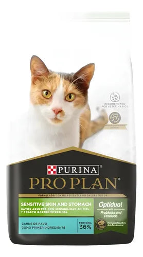Pro Plan Sensitive Skin & Stomach Gato 3 Kg
