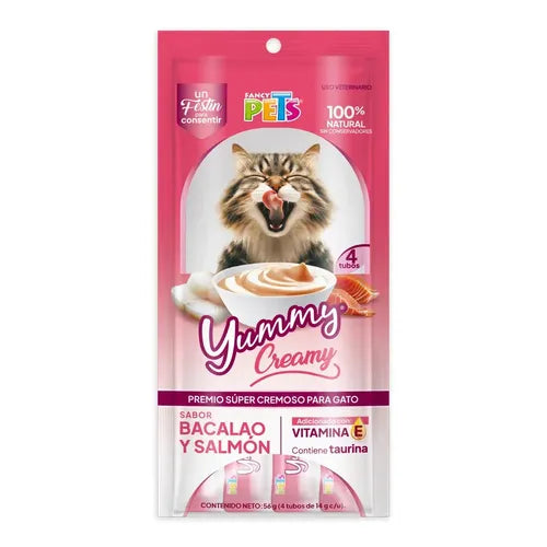 Yummy Creamy Bacalao y Salmon 4Pza