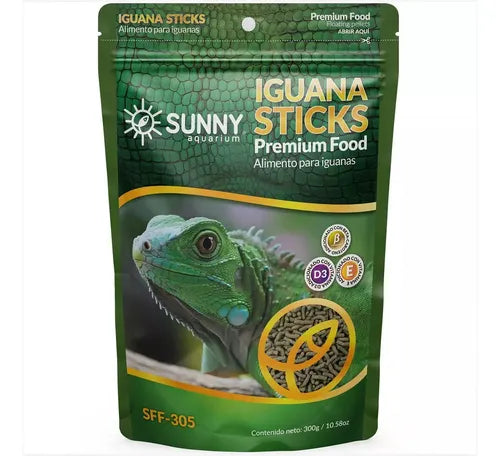 Iguana Sticks Sunny 300g Alimento Iguana