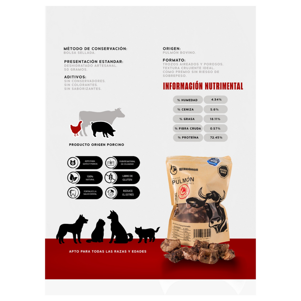 Nutrición Rojo Pulmon