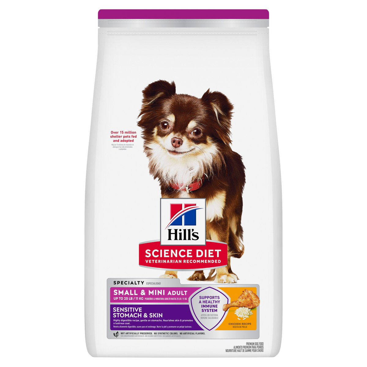 Hill's Science Diet Small & Mini Sensitive Skin & Stomach para razas pequeñas 6.8 Kg