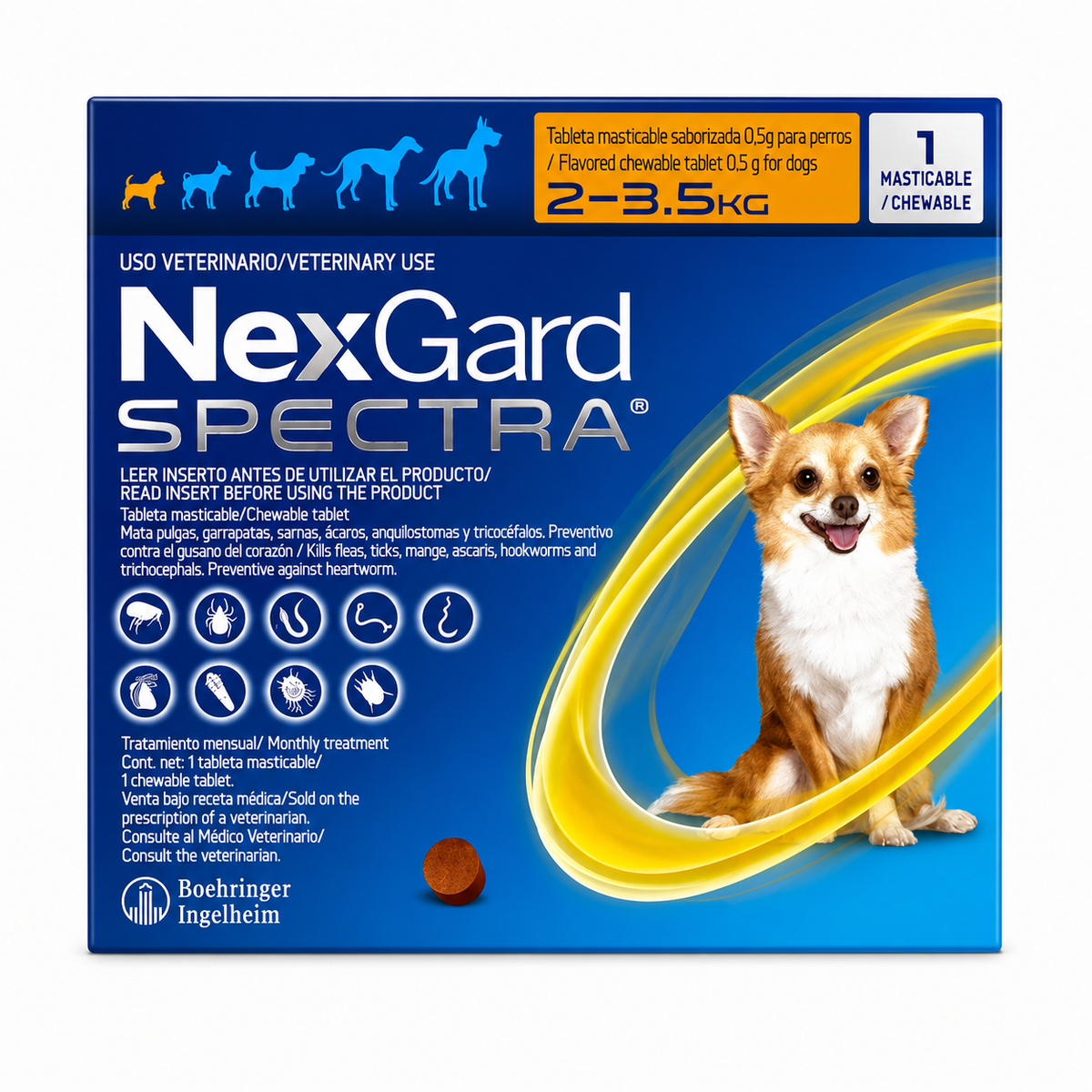 Nexgard Spectra 2 - 3.5  1 Comprimido