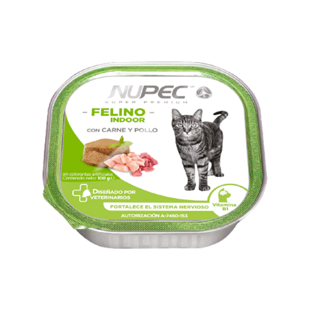 12 Latas Nupec Felino Adulto Indoor