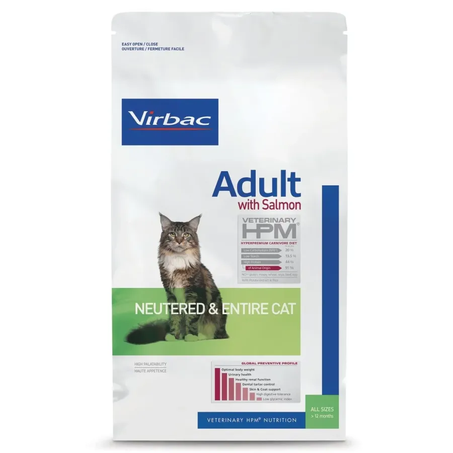 Virbac Adult Cat Salmon Neutered and Entire 3Kg