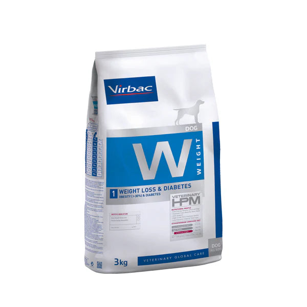 Virbac Veterinary HPM Dog 1 Weight Loss & Diabetes 3Kg